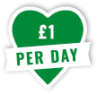 £1 per day